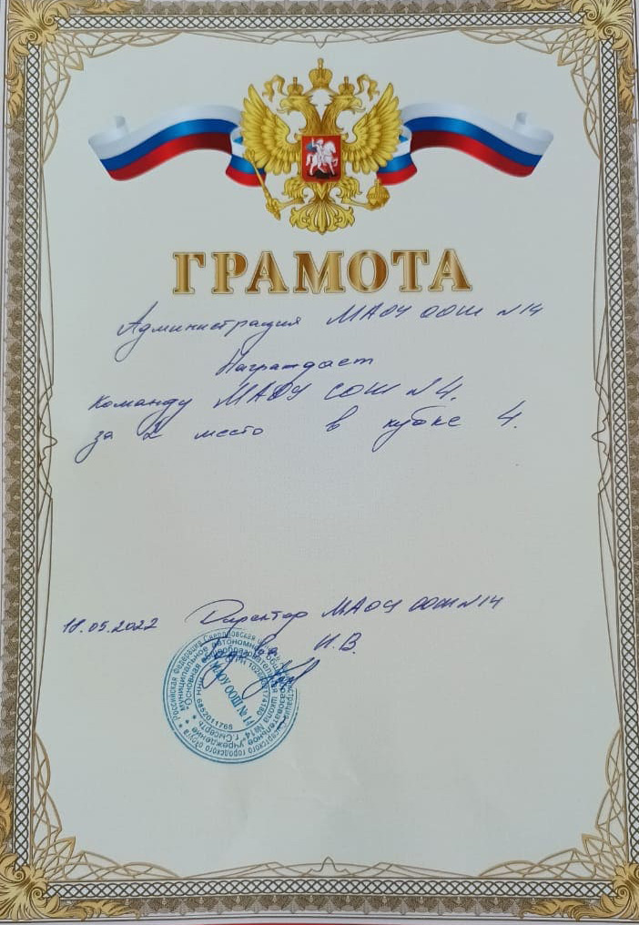Kubok chetyryoh