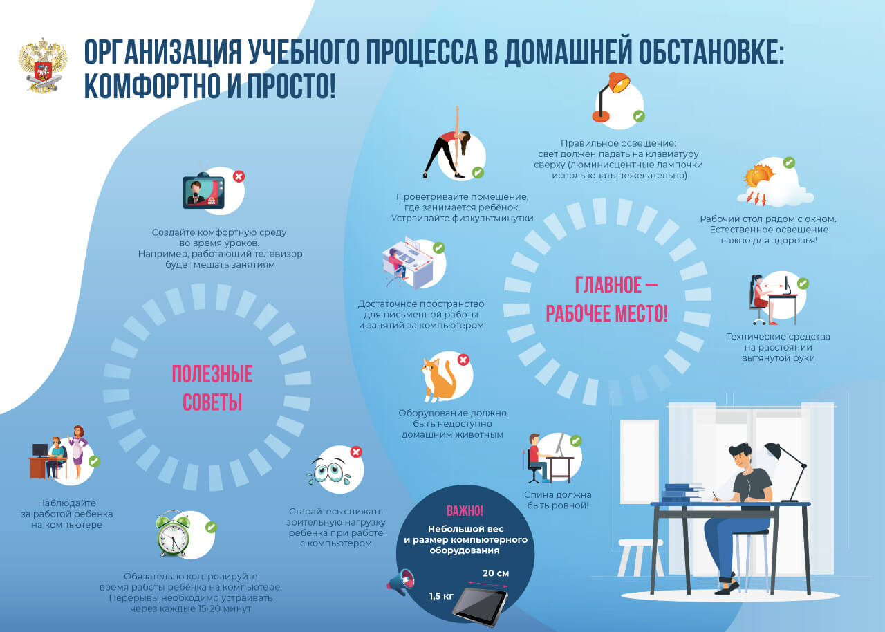 Организация учебного процесса на дому